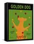 Golden Dog-Ken Bailey-Framed Stretched Canvas