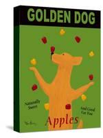 Golden Dog-Ken Bailey-Stretched Canvas