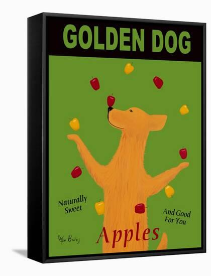 Golden Dog-Ken Bailey-Framed Stretched Canvas