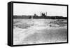 Golden Dome and Minarets of the Samarra Mosque, Mesopotamia, 1918-null-Framed Stretched Canvas