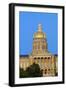 Golden dome of Iowa State Capital building, Des Moines, Iowa-null-Framed Photographic Print