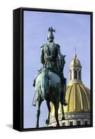 Golden Dome of St. Isaac's Cathedral-Gavin Hellier-Framed Stretched Canvas