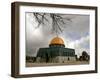 Golden Dome of the Rock Mosque inside Al Aqsa Mosque, Jerusalem, Israel-Muhammed Muheisen-Framed Photographic Print