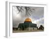 Golden Dome of the Rock Mosque inside Al Aqsa Mosque, Jerusalem, Israel-Muhammed Muheisen-Framed Photographic Print