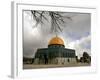 Golden Dome of the Rock Mosque inside Al Aqsa Mosque, Jerusalem, Israel-Muhammed Muheisen-Framed Photographic Print