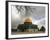 Golden Dome of the Rock Mosque inside Al Aqsa Mosque, Jerusalem, Israel-Muhammed Muheisen-Framed Photographic Print