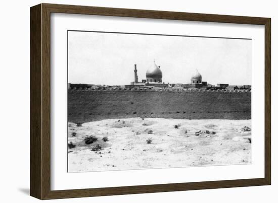 Golden Dome of the Samarra Mosque, Mesopotamia, 1918-null-Framed Giclee Print