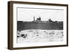 Golden Dome of the Samarra Mosque, Mesopotamia, 1918-null-Framed Giclee Print