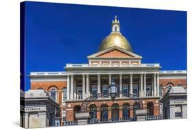 Golden Dome State House State Legislature Governor Office, Boston, Massachusetts.-William Perry-Stretched Canvas