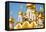 Golden Domes of Annunciation Cathedral, Moscow-SerrNovik-Framed Stretched Canvas