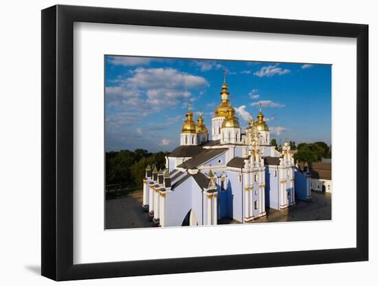 Golden Domes of St. Michael Monastery, Kiev, Ukraine, Europe-Bruno Morandi-Framed Photographic Print