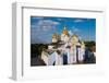 Golden Domes of St. Michael Monastery, Kiev, Ukraine, Europe-Bruno Morandi-Framed Photographic Print