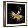 Golden Dress Puff-OnRei-Framed Art Print