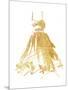 Golden Dress Three-OnRei-Mounted Art Print