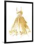 Golden Dress Three-OnRei-Framed Art Print