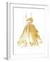 Golden Dress Three-OnRei-Framed Art Print