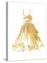 Golden Dress Three-OnRei-Stretched Canvas