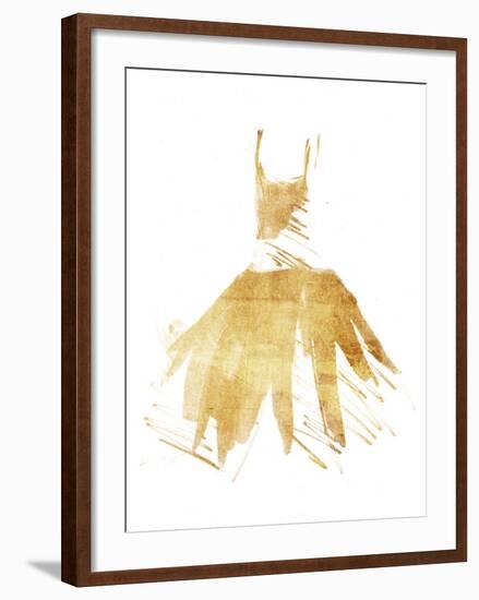 Golden Dress Two-OnRei-Framed Art Print