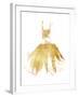 Golden Dress Two-OnRei-Framed Art Print