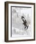 Golden Eagle (Aquila Chrysaetos) in Flight, Flatanger, Norway, November 2008-Widstrand-Framed Photographic Print