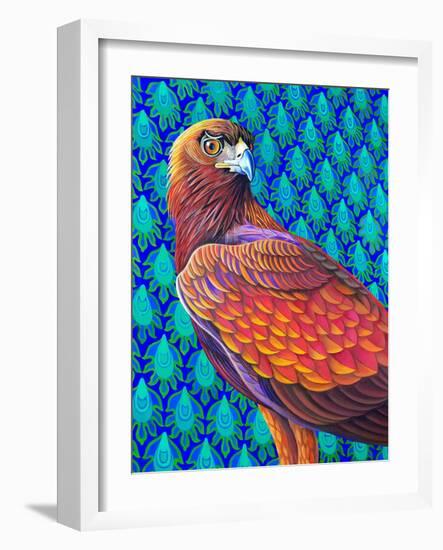Golden eagle-Jane Tattersfield-Framed Giclee Print
