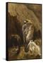 Golden Eagles at their Eyrie, 1900-Archibald Thorburn-Framed Stretched Canvas