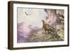 Golden Eagles at their Eyrie-Carl Donner-Framed Giclee Print