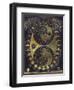 Golden Elements Of The Moon Astronomy Chart-Tina Lavoie-Framed Giclee Print