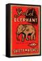 Golden Elephant-null-Framed Stretched Canvas