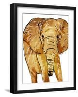 Golden Elephant-OnRei-Framed Art Print