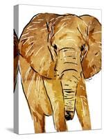 Golden Elephant-OnRei-Stretched Canvas