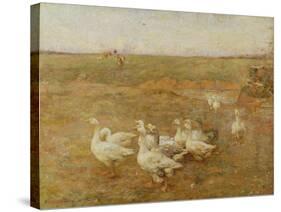 Golden Evening, 1897-Frederick William Jackson-Stretched Canvas