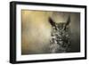 Golden Eyes Great Horned Owl-Jai Johnson-Framed Giclee Print