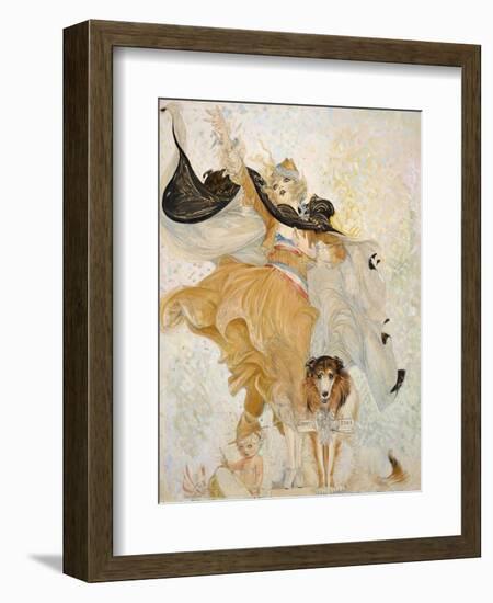Golden Eyes with Uncle Sam-null-Framed Giclee Print