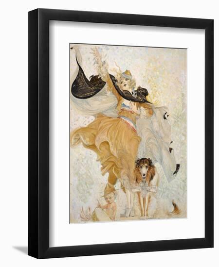 Golden Eyes with Uncle Sam-null-Framed Giclee Print