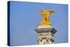 Golden Fame Statue On Pont Alexandre III - I-Cora Niele-Stretched Canvas