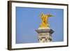 Golden Fame Statue On Pont Alexandre III - I-Cora Niele-Framed Giclee Print