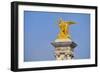 Golden Fame Statue On Pont Alexandre III - I-Cora Niele-Framed Giclee Print