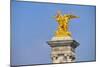 Golden Fame Statue On Pont Alexandre III - I-Cora Niele-Mounted Giclee Print