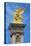 Golden Fame Statue On Pont Alexandre III - II-Cora Niele-Stretched Canvas