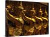 Golden Figures, Thailand-Walter Bibikow-Stretched Canvas