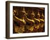 Golden Figures, Thailand-Walter Bibikow-Framed Premium Photographic Print