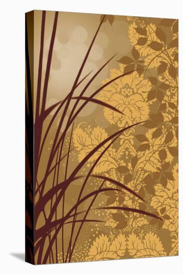 Golden Flourish I-Edward Aparicio-Stretched Canvas