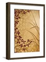 Golden Flourish II-Edward Aparicio-Framed Giclee Print