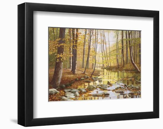 Golden Flow-Gene Mcinerney-Framed Art Print