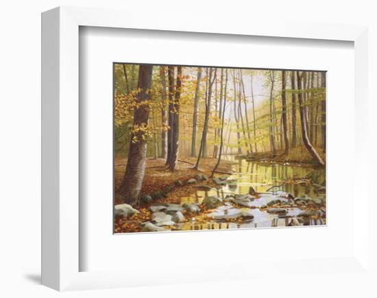 Golden Flow-Gene Mcinerney-Framed Art Print