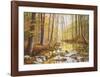 Golden Flow-Gene Mcinerney-Framed Art Print