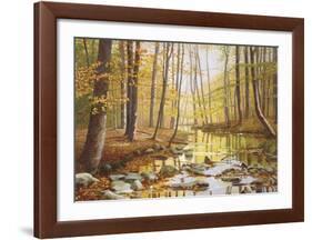 Golden Flow-Gene Mcinerney-Framed Art Print