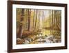 Golden Flow-Gene Mcinerney-Framed Art Print