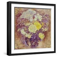 Golden Flowers-Cai Xiaoli-Framed Giclee Print